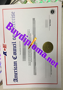 American Council On Cxercise diploma