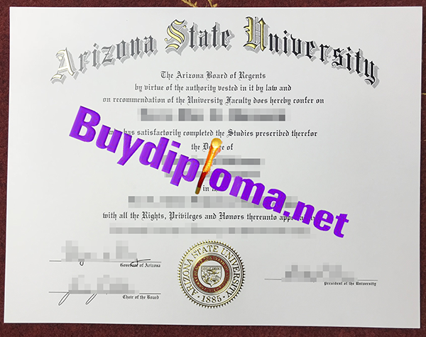 Arizona State University degree