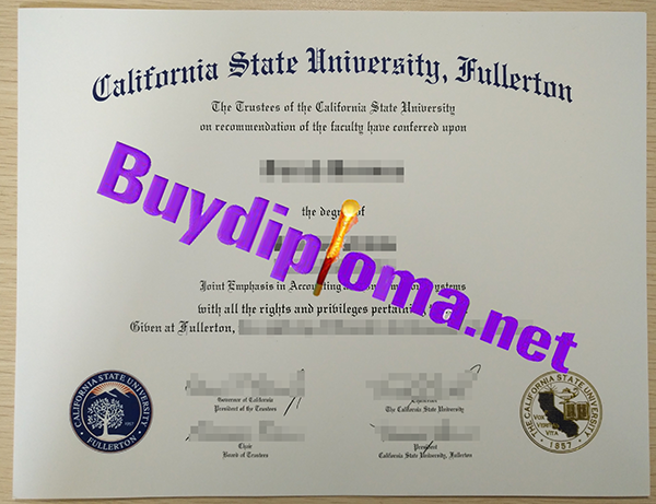 California State University Fullerton degree