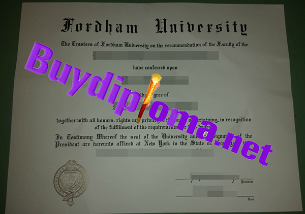 Fordham University degree