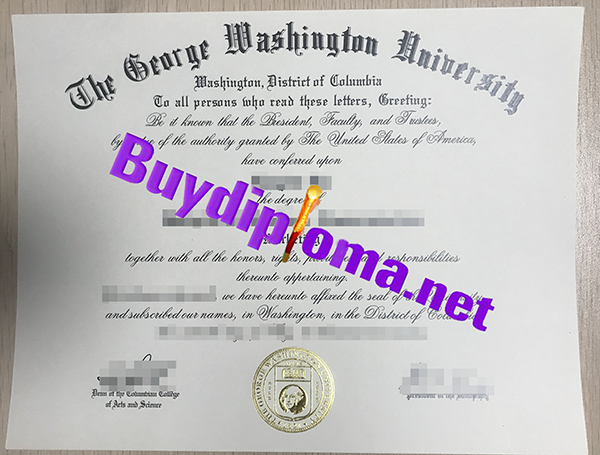 George Washington University degree