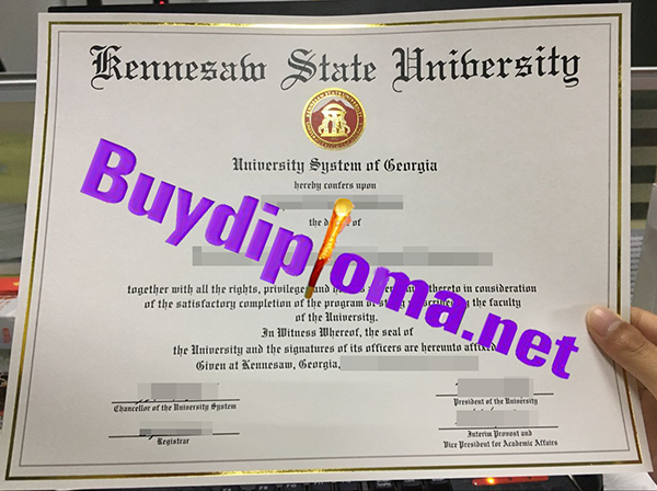Kennesaw State University degree, buy fake diploma of Kennesaw State University