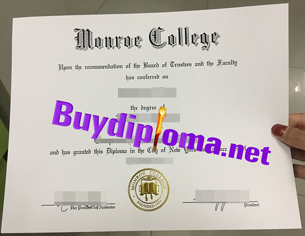 Monroe College degree