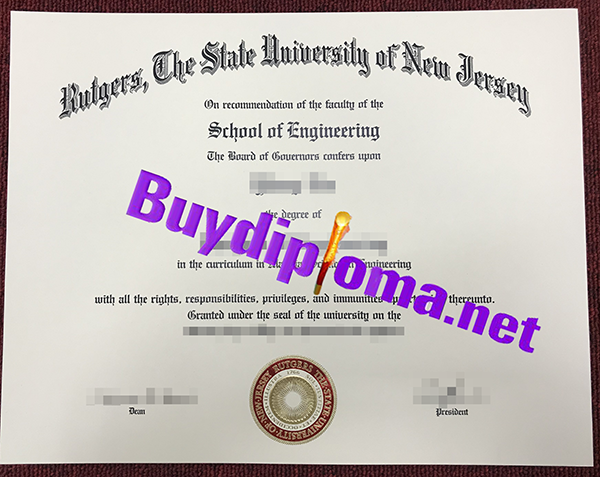 Rutgers State University of New Jersey degree