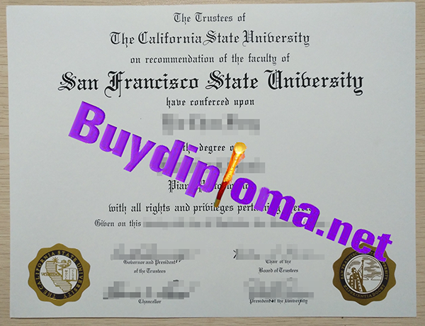 San Francisco State University degree