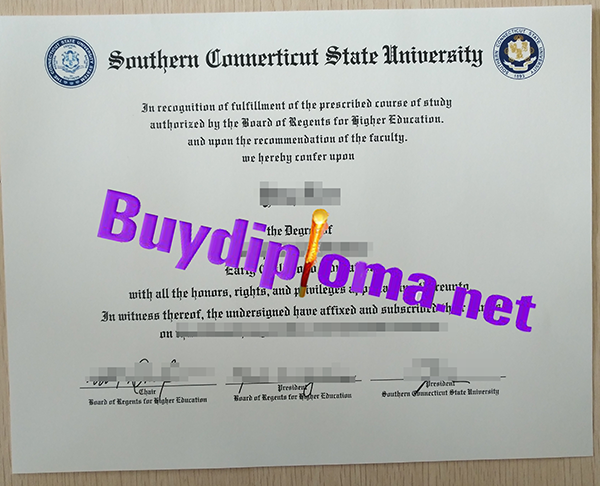 South Connedicut State Univesity degree
