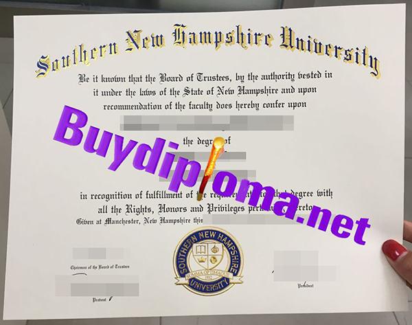 Southern New Hampshire University degree