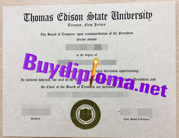 Thomas Edison State University degree