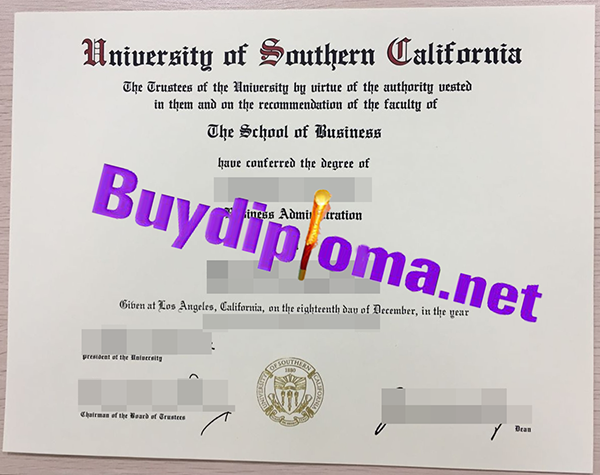University Of Southern California degree