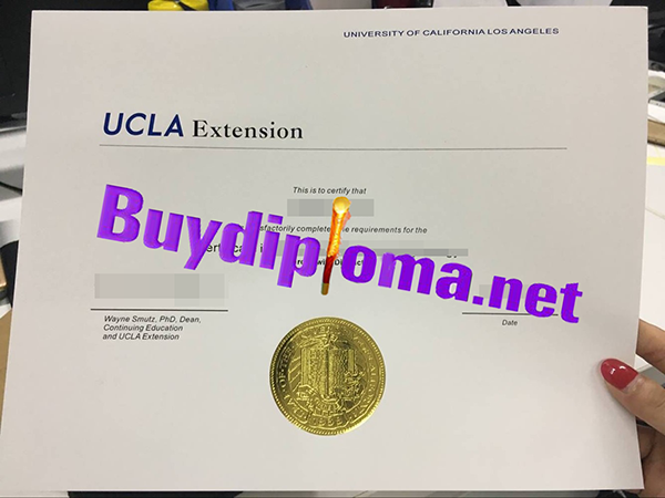 University of California Los Angeles certificate