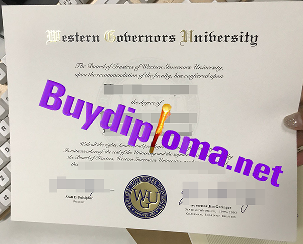 Western Governors University degree