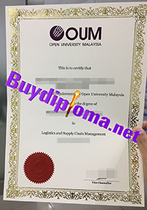 Open University Malaysia certificate