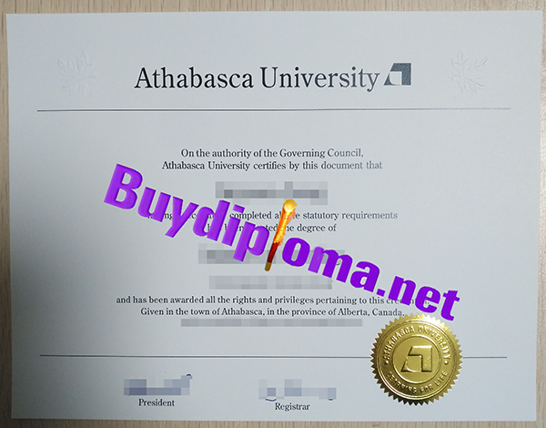 Athabasca University degree