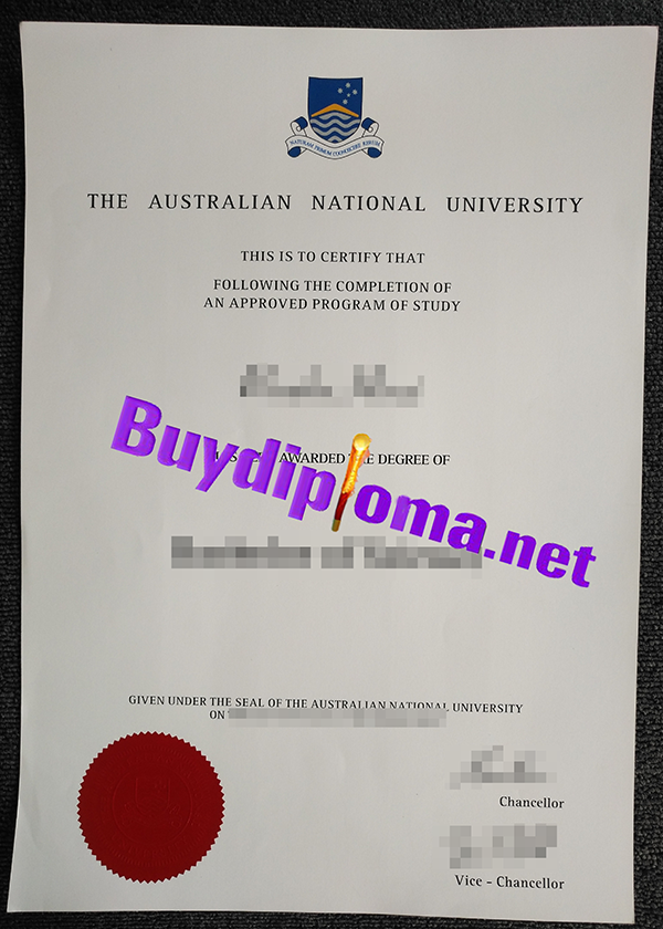 Australian National University degree