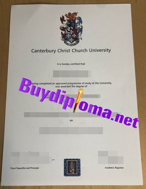 Canterbury Christ Church University degree