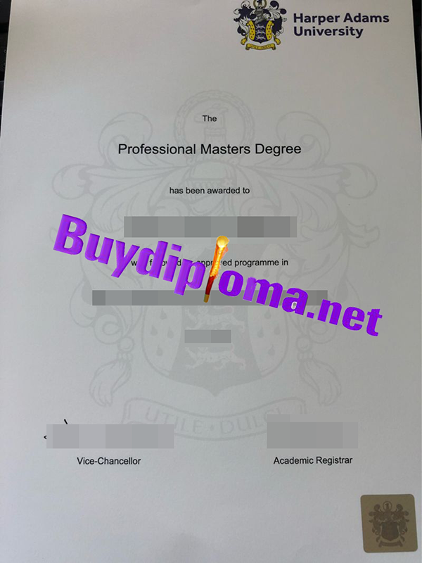 Harper Adams University degree