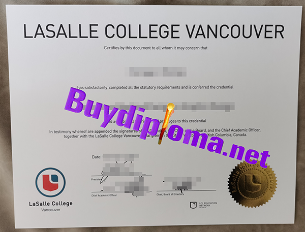 Lasalle College Vancouver degree