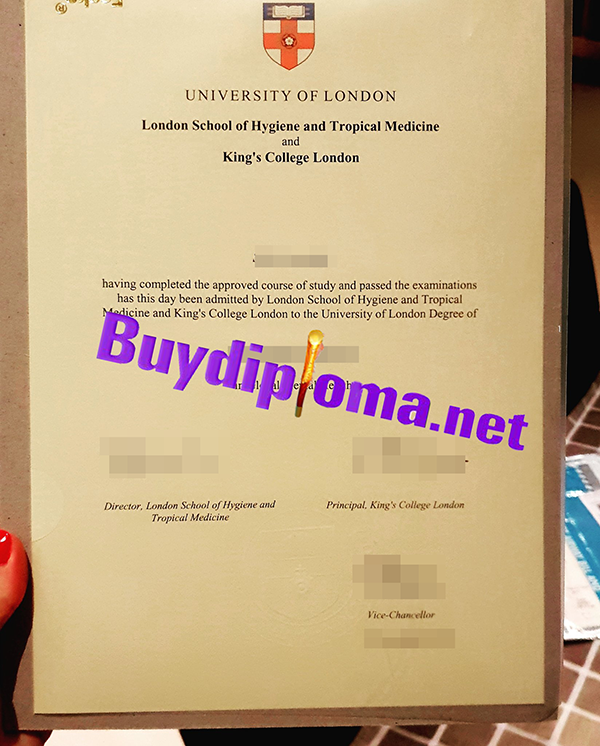 London School of Hygiene and Tropical Medicine degree