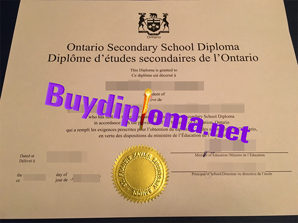 Ontario Secondary School diploma