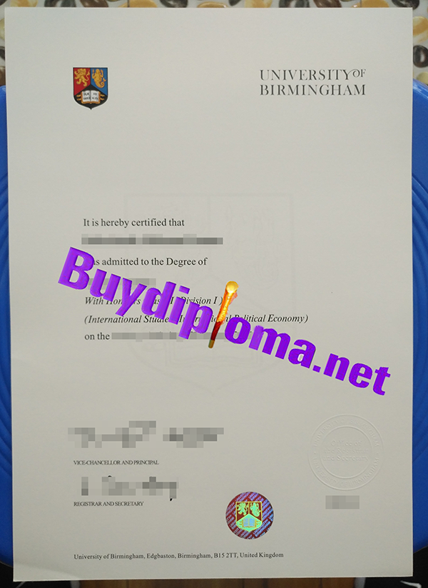 University of Birmingham degree