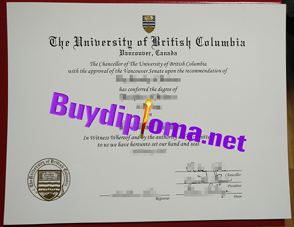 University of British Columbia degree