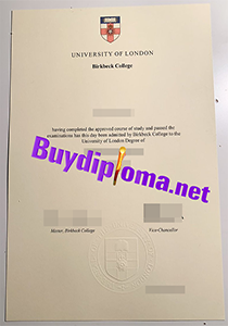 University of London Birkbeck College degree