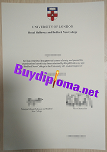 University of London Royal Holloway and Bedford New College degree