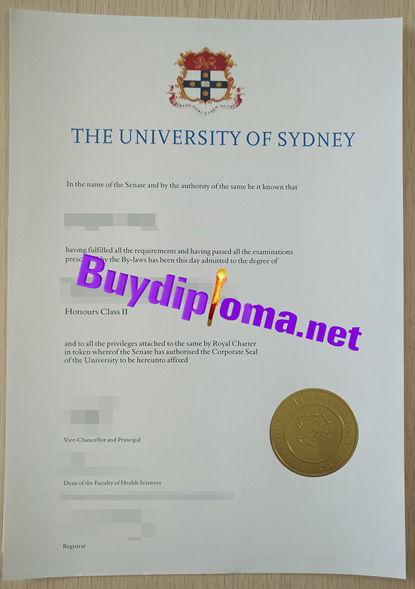 University of Sydney degree