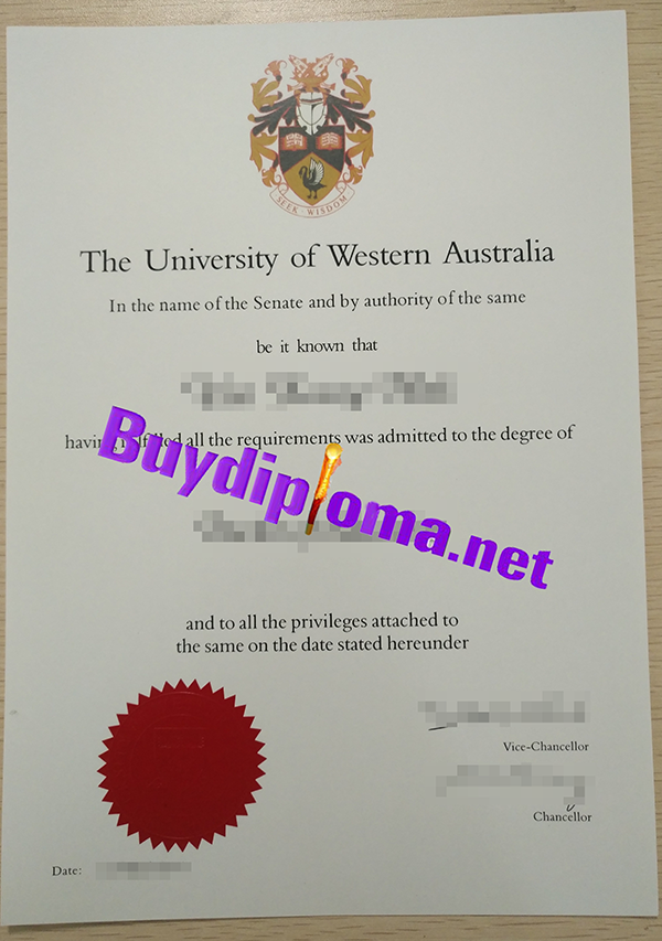 University of Western Australia degree